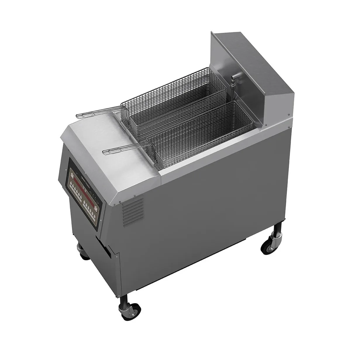 Henny Penny OFE321.03 Full Pot Floor Model Electric Fryer w/ 1 Rectangular Fry Pot, 65-lbs. Fat