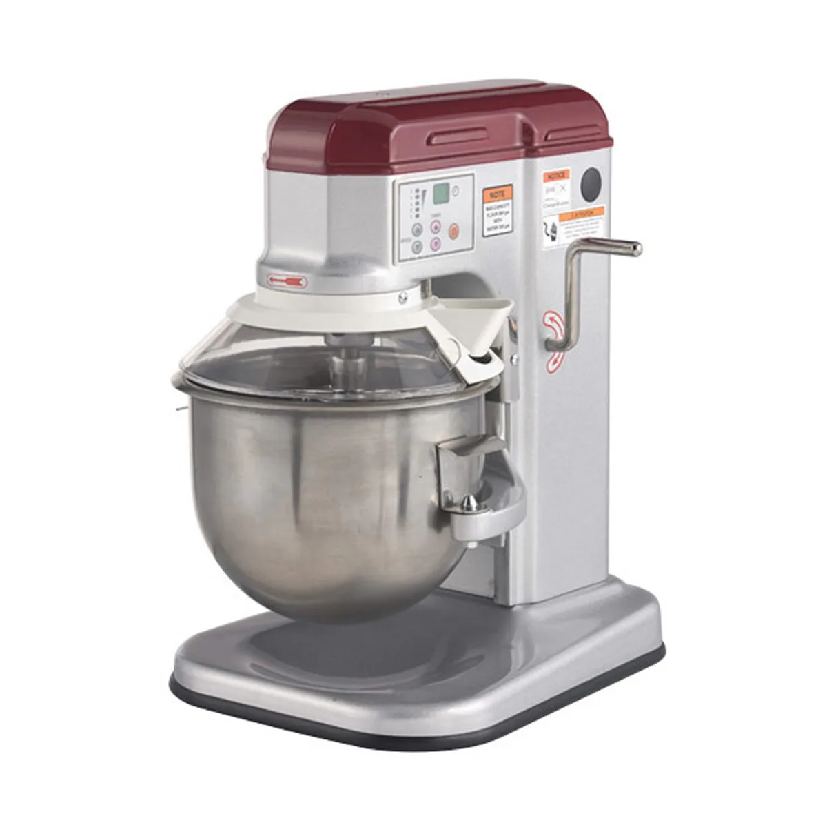 Axis AX-M7 Countertop 7 qt Planetary Mixer with Timer, 3-Speed, 3/4 hp