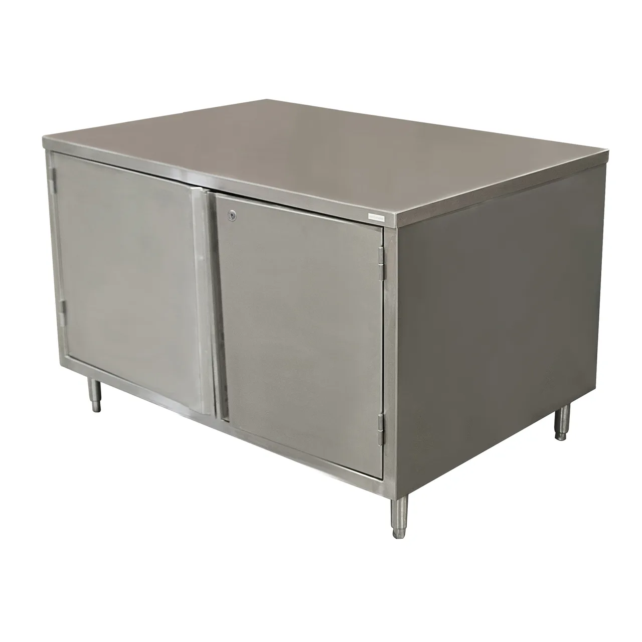 BK Resources CST-2460H 60" Cabinet Base Hinged Doors Work Table
