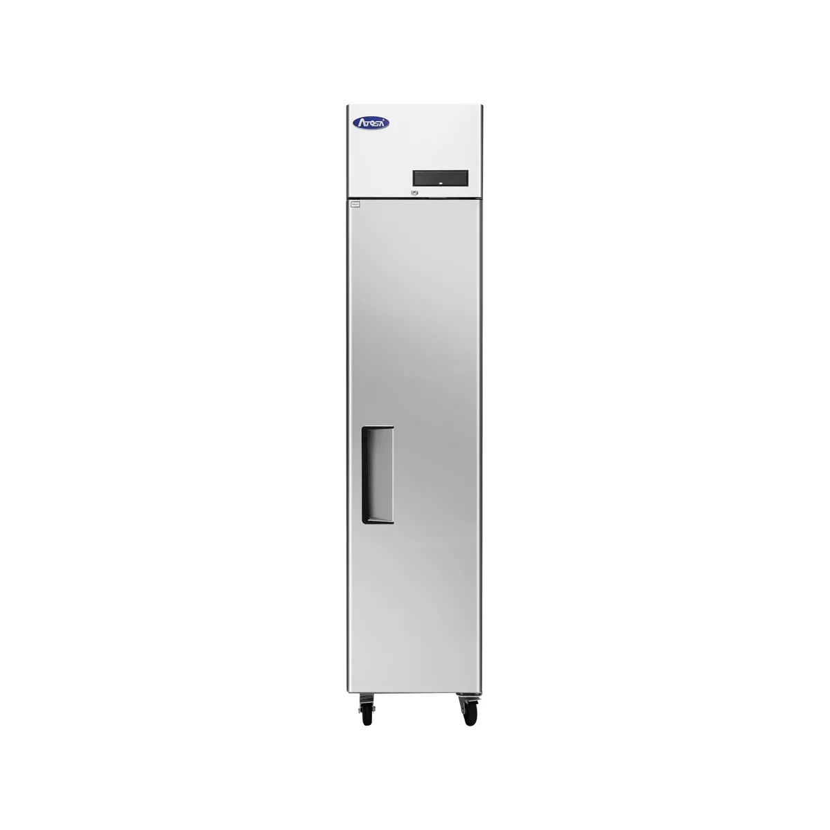 Atosa USA MBF15RSGR One Section Slim Reach-In Refrigerator w/ Solid Door, Top Mounted, Stainless Steel, 13 cu. ft.