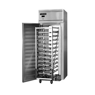 Continental Refrigerator DL1WI-SA-RT 1-Section Roll-Thru Heated Holding Cabinet, Stainless Steel/Aluminum, Solid Door, Digital Control