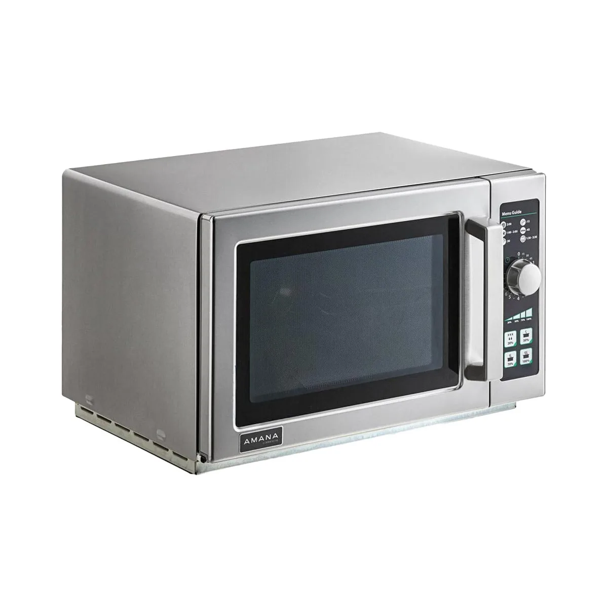 Amana RCS10DSE 1000W Medium Duty Commercial Microwave Oven, 1.2 Cu. Ft., Dial Controls, 120V