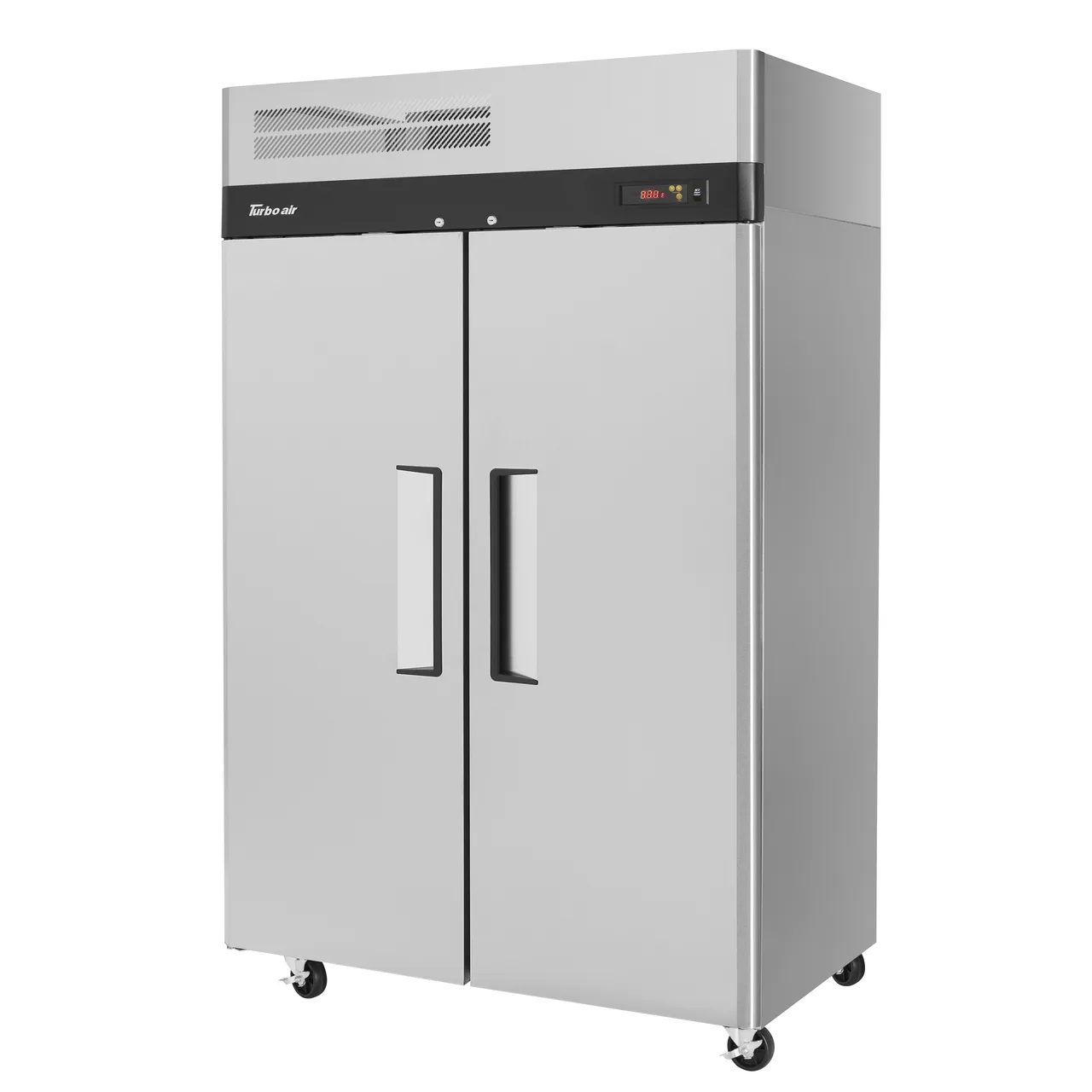 Turbo Air M3H47-2-TS 2-Section Solid Door Heated Holding Cabinet 51.75"W x 30.75"D, Stainless Steel
