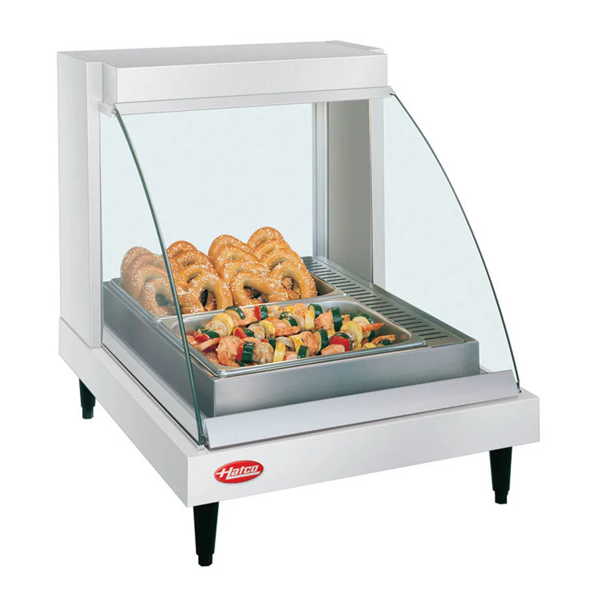 Hatco GRCD-1P 20" Full Service Countertop Glo-Ray® Designer Heated Display Case