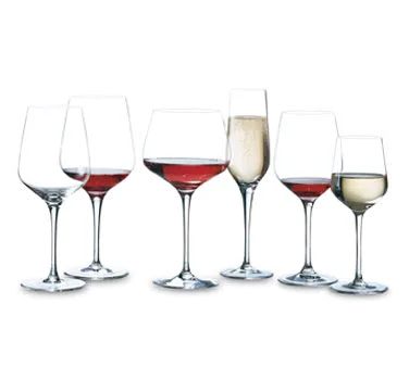 Steelite 4800R205 - Burgundy Stemmed Wine Glass, 23.25 Oz, 4.75" x 9.0" Glass, Red Wine - 1 Dozen