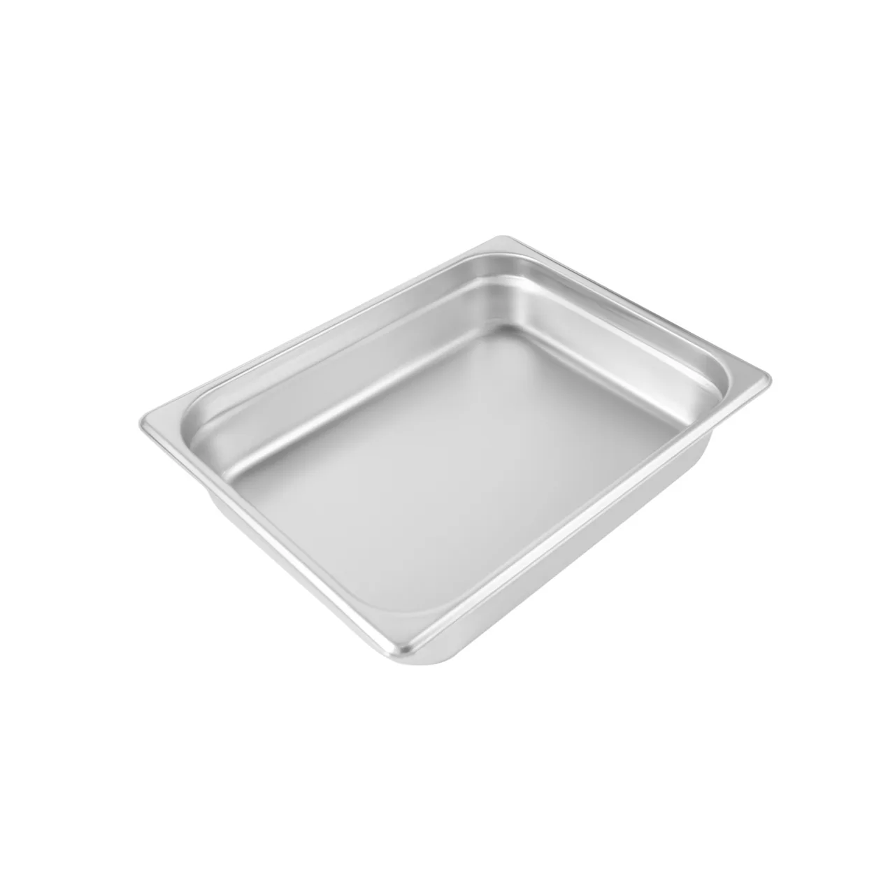 CAC China STPH-22-2 Stainless Steel Steam Table Pan 1/2-size 2-1/2" Deep Anti-Jam Stacking Lug