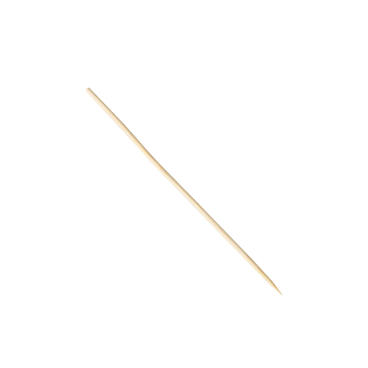 CAC China SKRB-12 - 12" Bamboo Skewers, Round Wood Skewers, 12" Length - 1/Pack