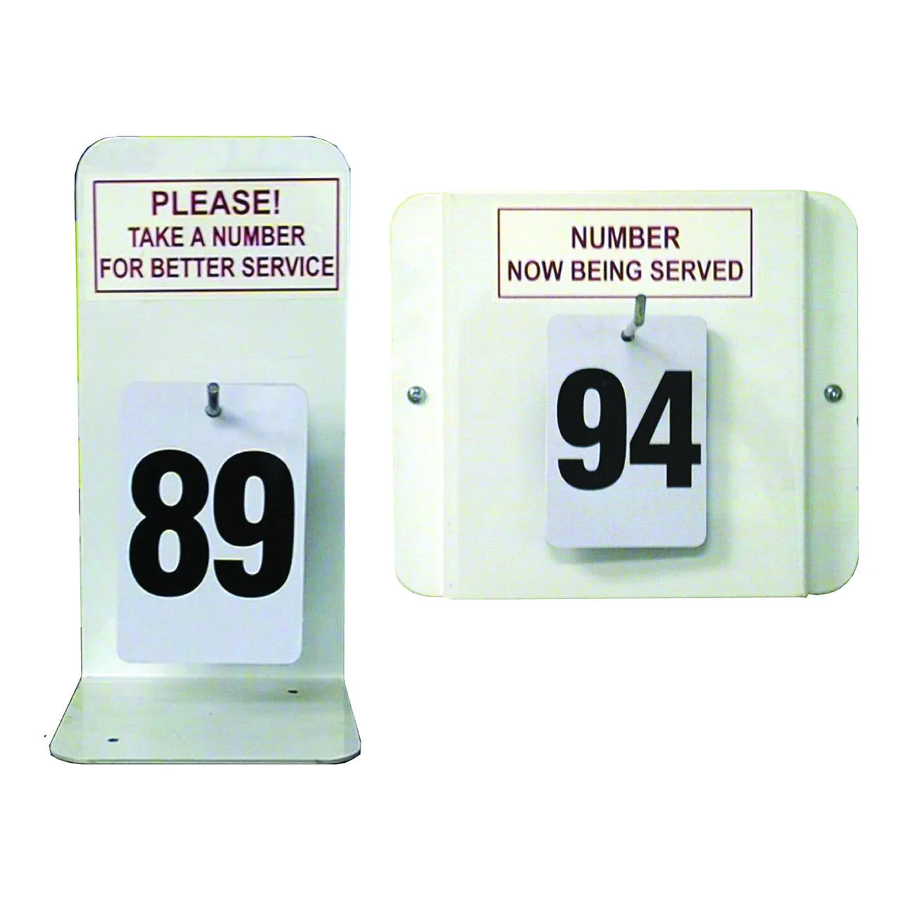 Omcan USA 13664 Customer Number System, 10x5 Counter Unit, 9x8 Wall Unit, 1-100 Tickets