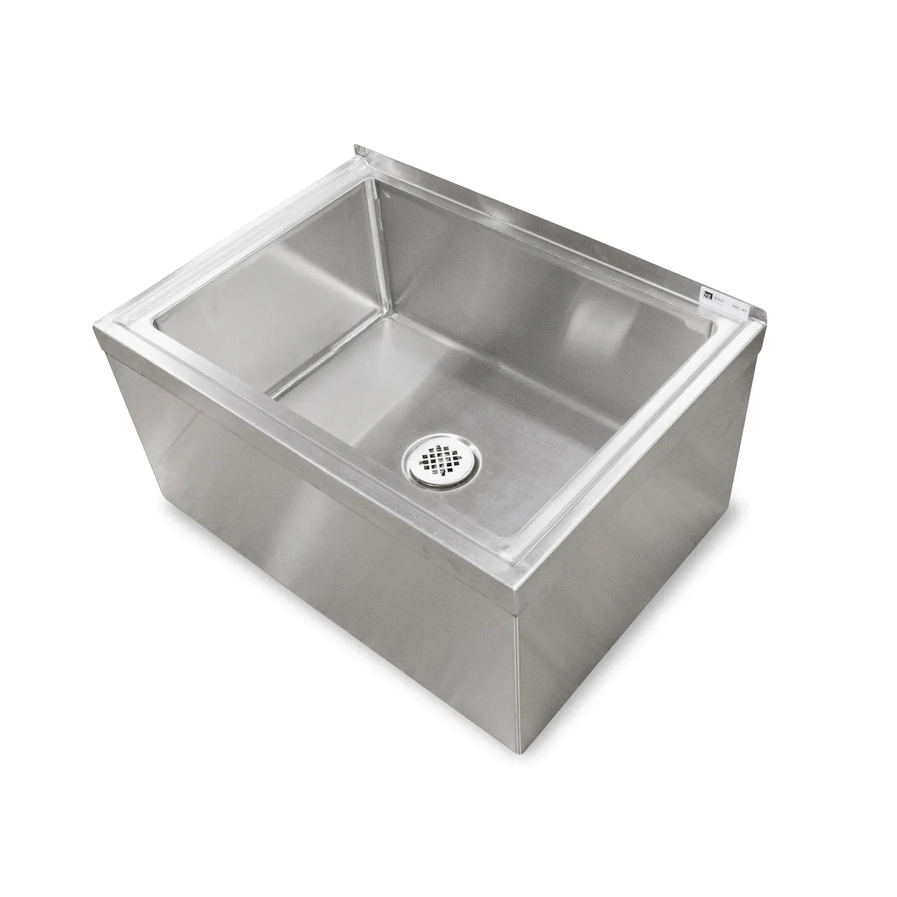 John Boos PBMS2424-6 28" Mop Sink, 24"W x 24"L x 6"D Bowl