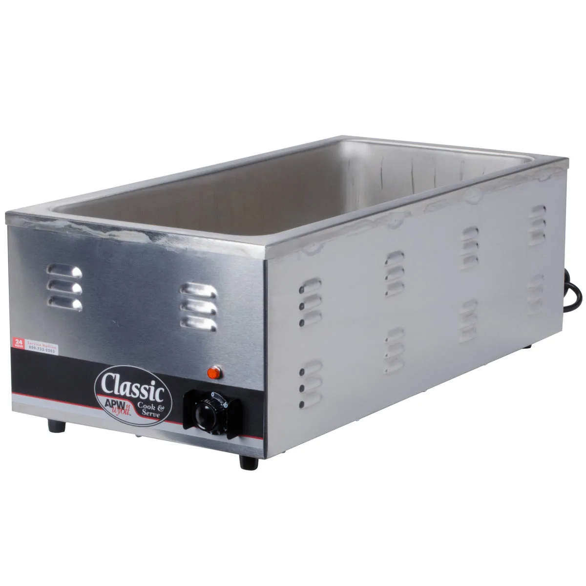 APW Wyott CW-3AI 14" Countertop Food Warmer, 28-1/2 Quart Capacity