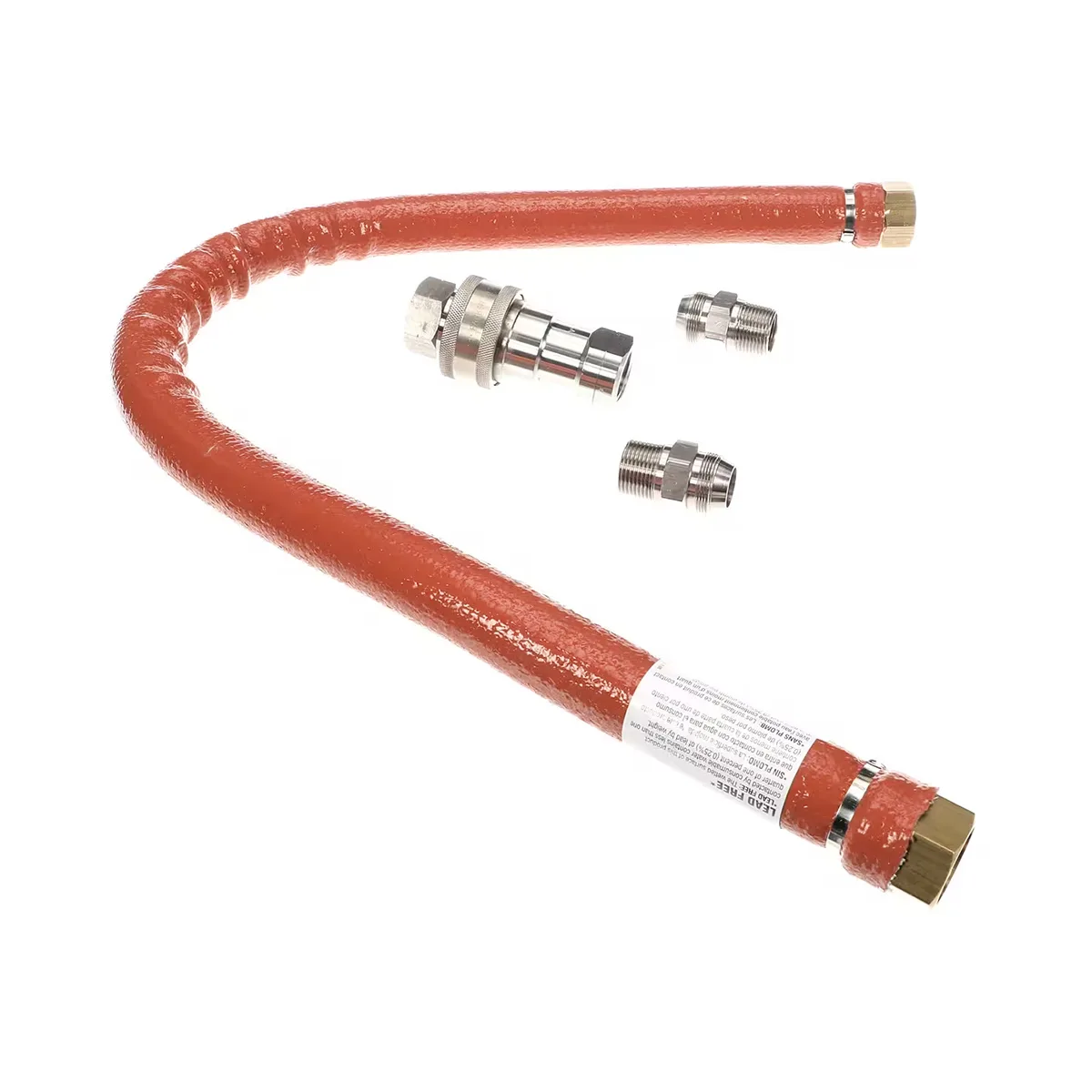 Dormont H100BIP2Q48 48" Safety System Steam Connector Hose with Quick Disconnect, 1" Diameter