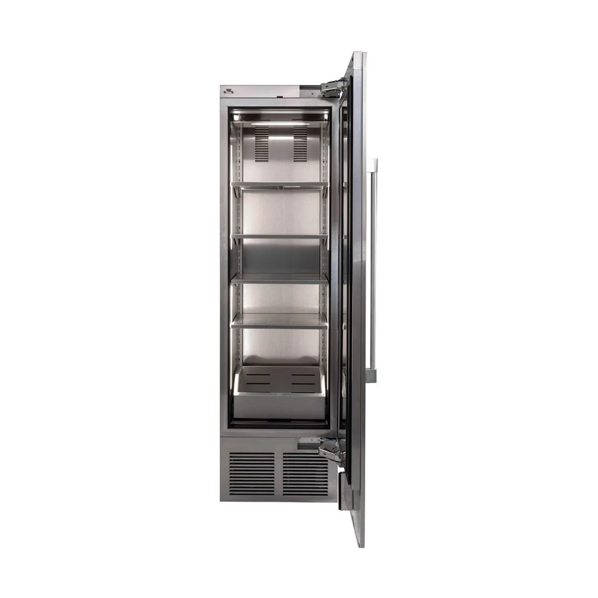 Perlick CC24B-2-4RL Column Refrigerator, 12.6 cu ft, 23" W x 84" H, Glass Door, LED, R600a, 115V