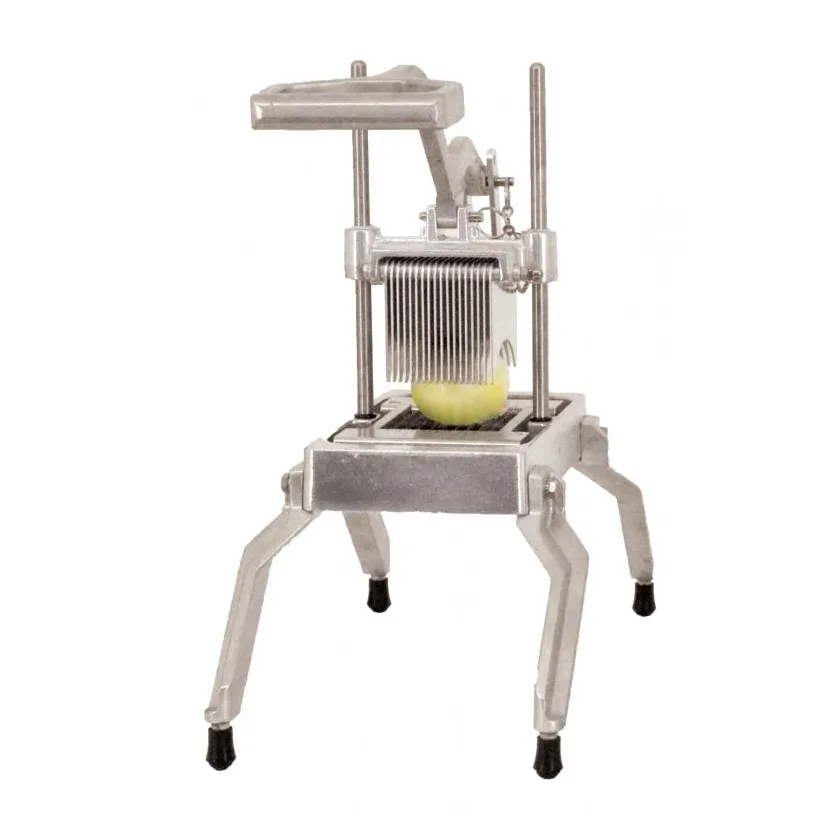 Omcan USA 41862 Vertical Fruit & Vegetable Slicer – 3/16\" Stainless Steel Blade, Manual, Non‑Skid Feet