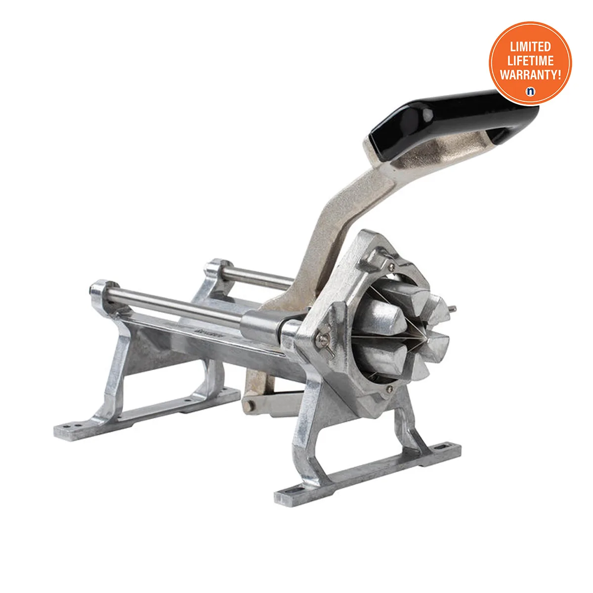 Nemco 55450-6 Easy FryKutter™ 6‑Section Wedge French Fry Cutter – Aluminum, Manual, Countertop/Wall, 6 Wedges