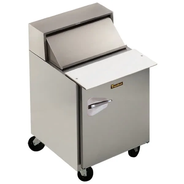 Traulsen UPT279-R 27" 1-Door Sandwich and Salad Prep Table, 9 Pans, Stainless Steel