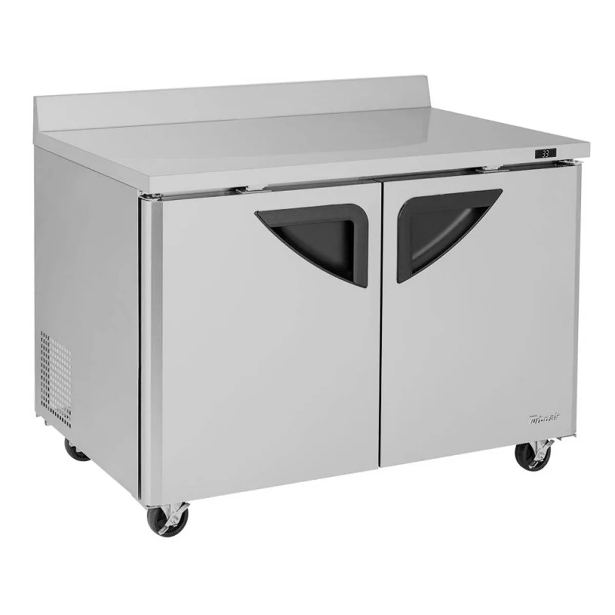 Turbo Air TWR-48SD-N 48" 2-Section Worktop Refrigerator w/ 2 Doors, 12 cu. ft.