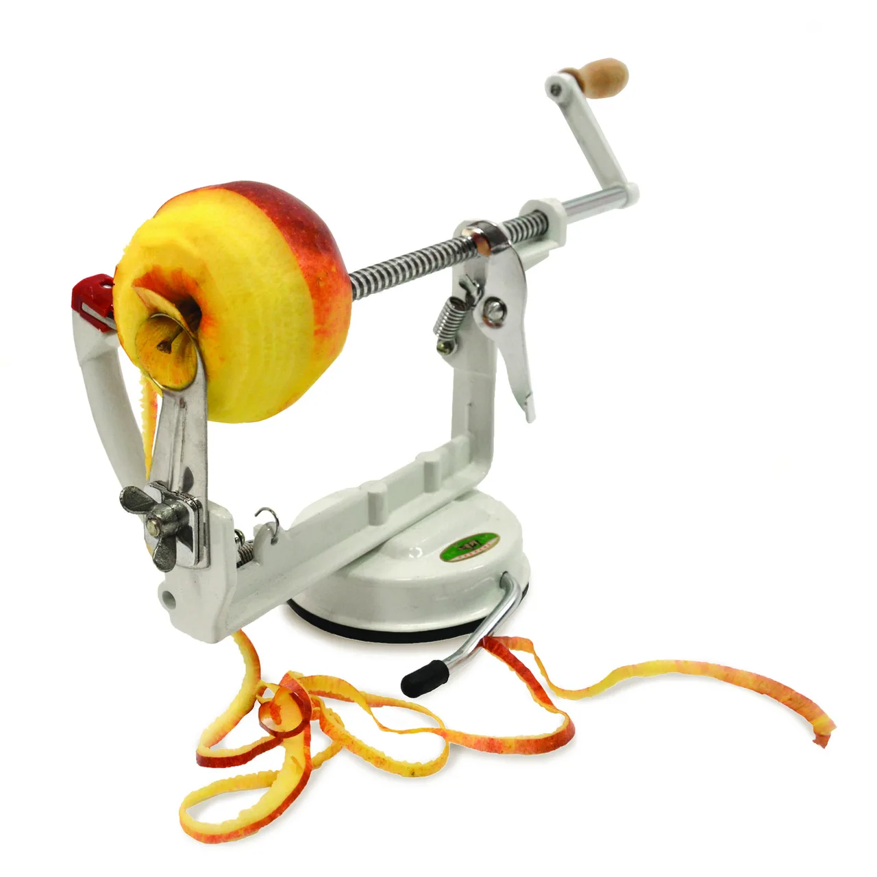 Omcan USA 10829 - Manual Aluminum Alloy Apple Peeler, Fruit & Vegetable Corer Tool