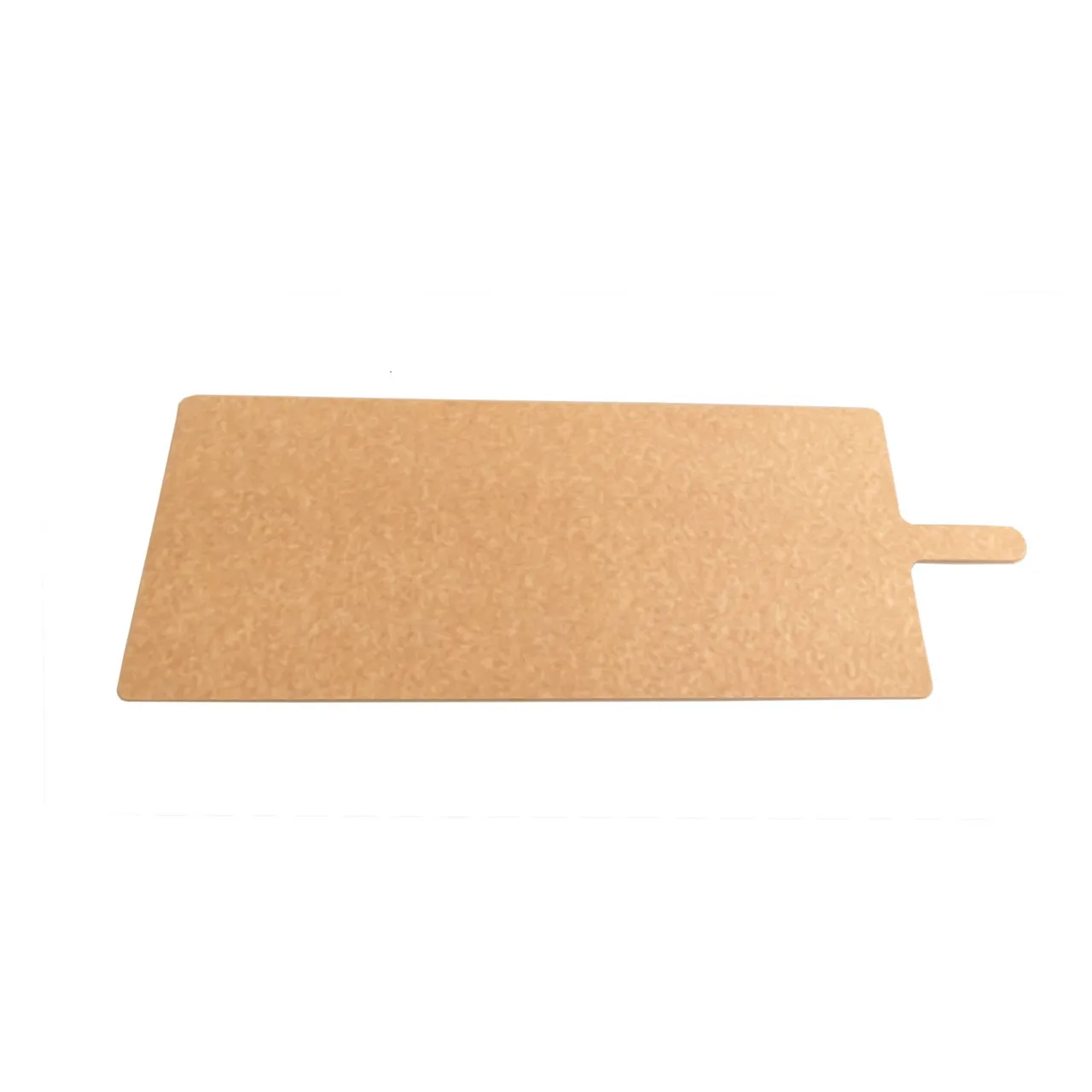 Omcan USA 42467 Pizza Peel – Rectangular 12" x 29" Pressed Wood Blade, 34" Length, Wood Handle