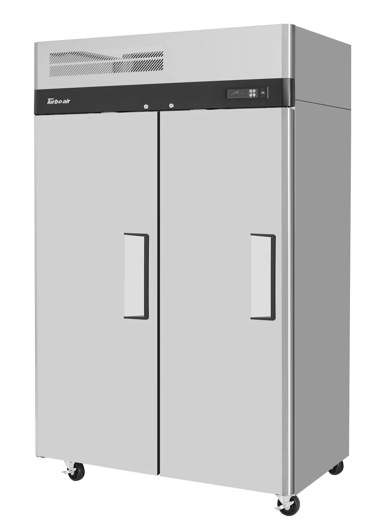 Turbo Air M3R47-2-N-AL(-AR) 51-3/4" 2-Solid Door Reach-In Refrigerator, 42.3 cu. ft., Top Mounted