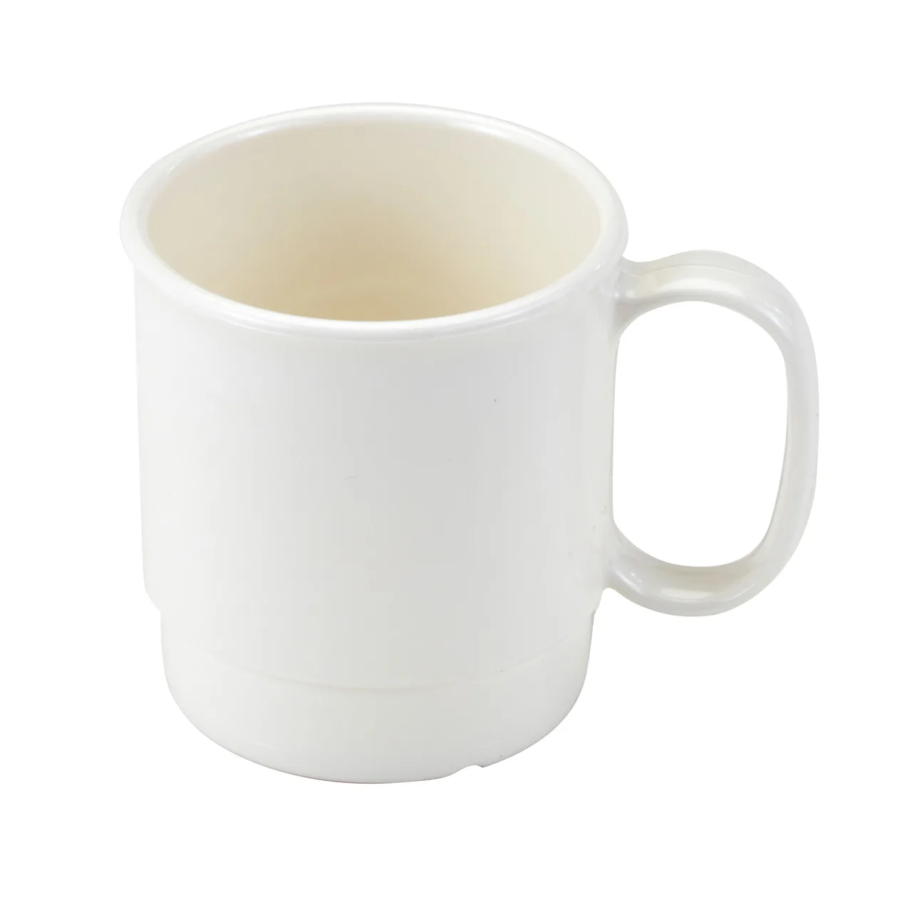 Cambro 75CW148 Cup – 7.5 oz, 4‑1/16" Dia x 3‑3/16" H, White Polycarbonate, NSF‑Approved, Made in USA