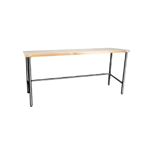 Winholt WTS3660 Work Table, 60"W X 36"D X 34"H, Open Bar Style