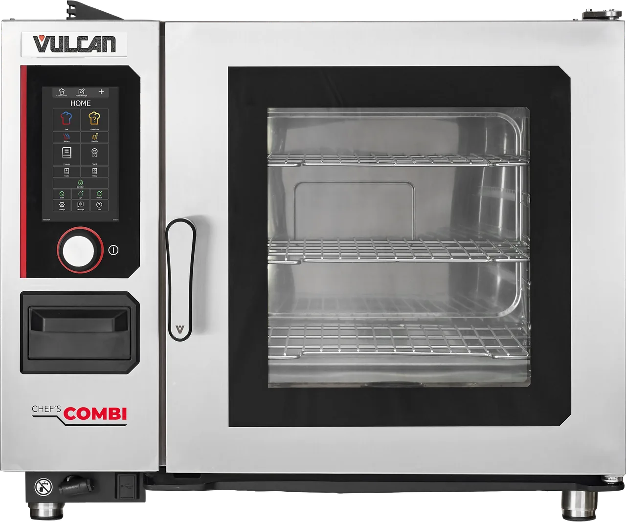 Vulcan CHEF-62E-GRB Electric Full-Size 6-Pan Combi Oven w/ Digital Controls, Automatic Grease Removal, 208V