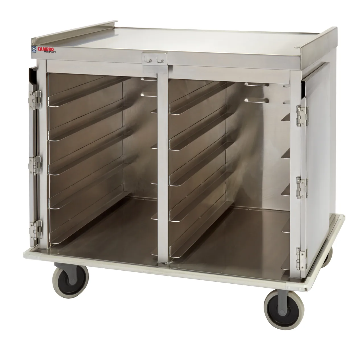 Cambro MDS1520S20000 Stainless Steel Meal Delivery Cart - Holds (20) 15" X 20" Trays