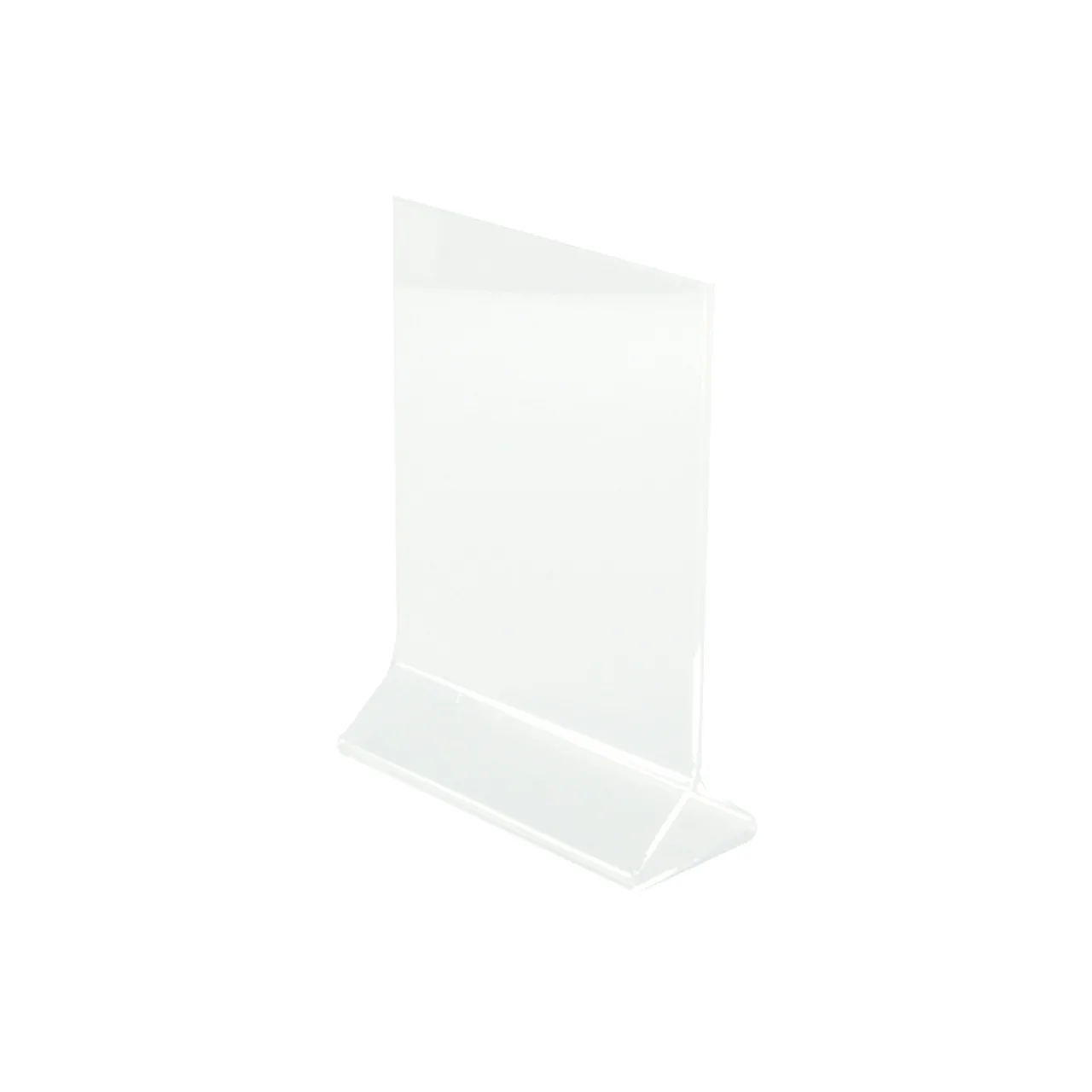CAC China ACTH-75 Menu Card Holder, 5" W x 7" H Acrylic BPA‑Free, Height 7"-9", Certified 29226 -