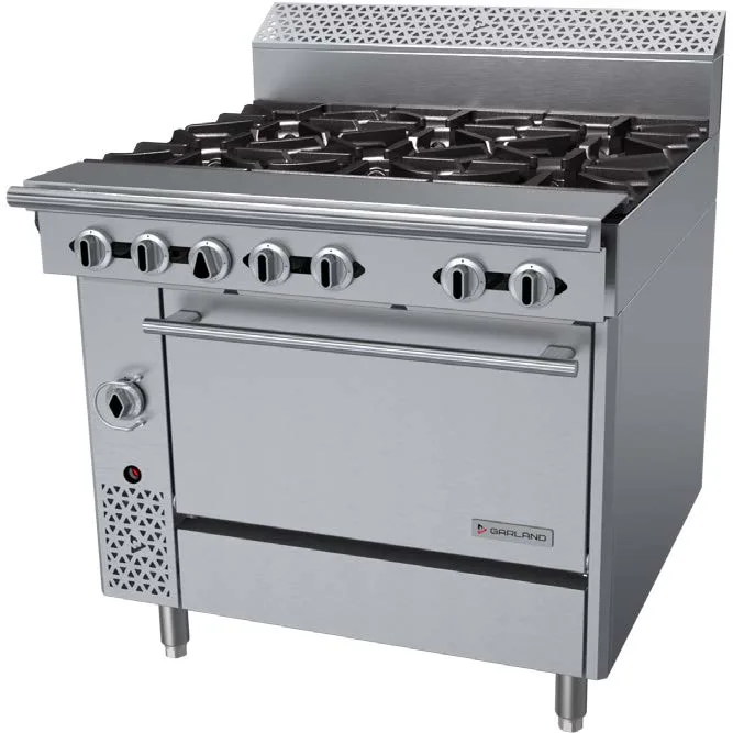 Garland US Range C36-6R Garland Cuisine Series Heavy Duty Range, Gas, 36"