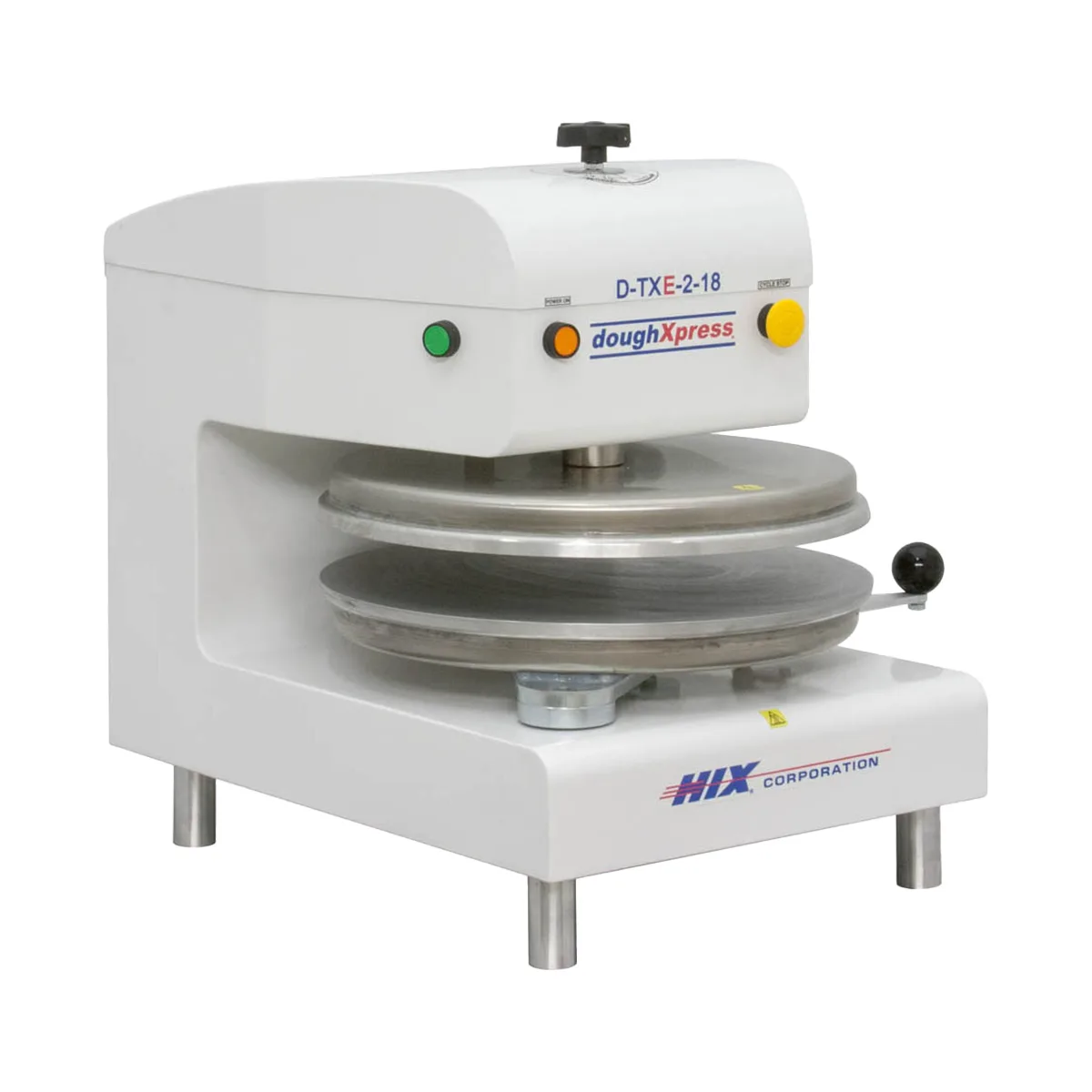 DoughXpress D-TXE-2-18-W 18" Dual Heat Electro-Mechanical Automatic Tortilla/Pizza Dough Press, 220V