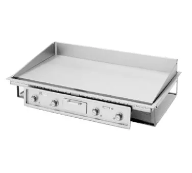Wells G-246 49" Electric Drop-In Griddle, 24" Depth, 1" Steel Plate, Thermostatic Controls, 21.5kW
