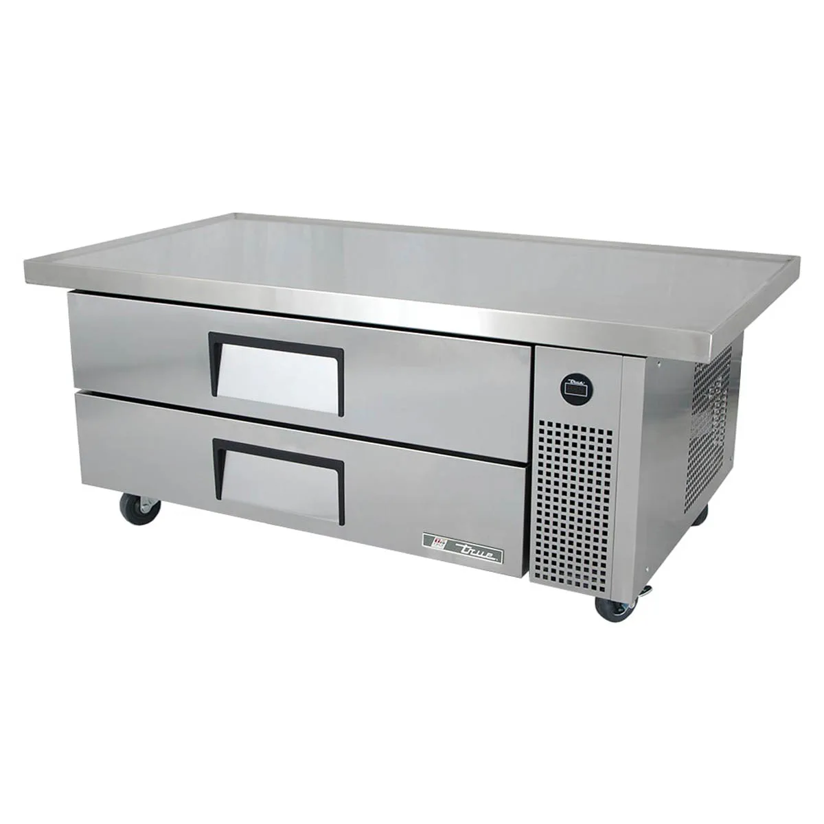 True TRCB-52-60-HC 60" 2 Drawers Refrigerated Chef Base, (6) 12" x 20" Pan Capacity