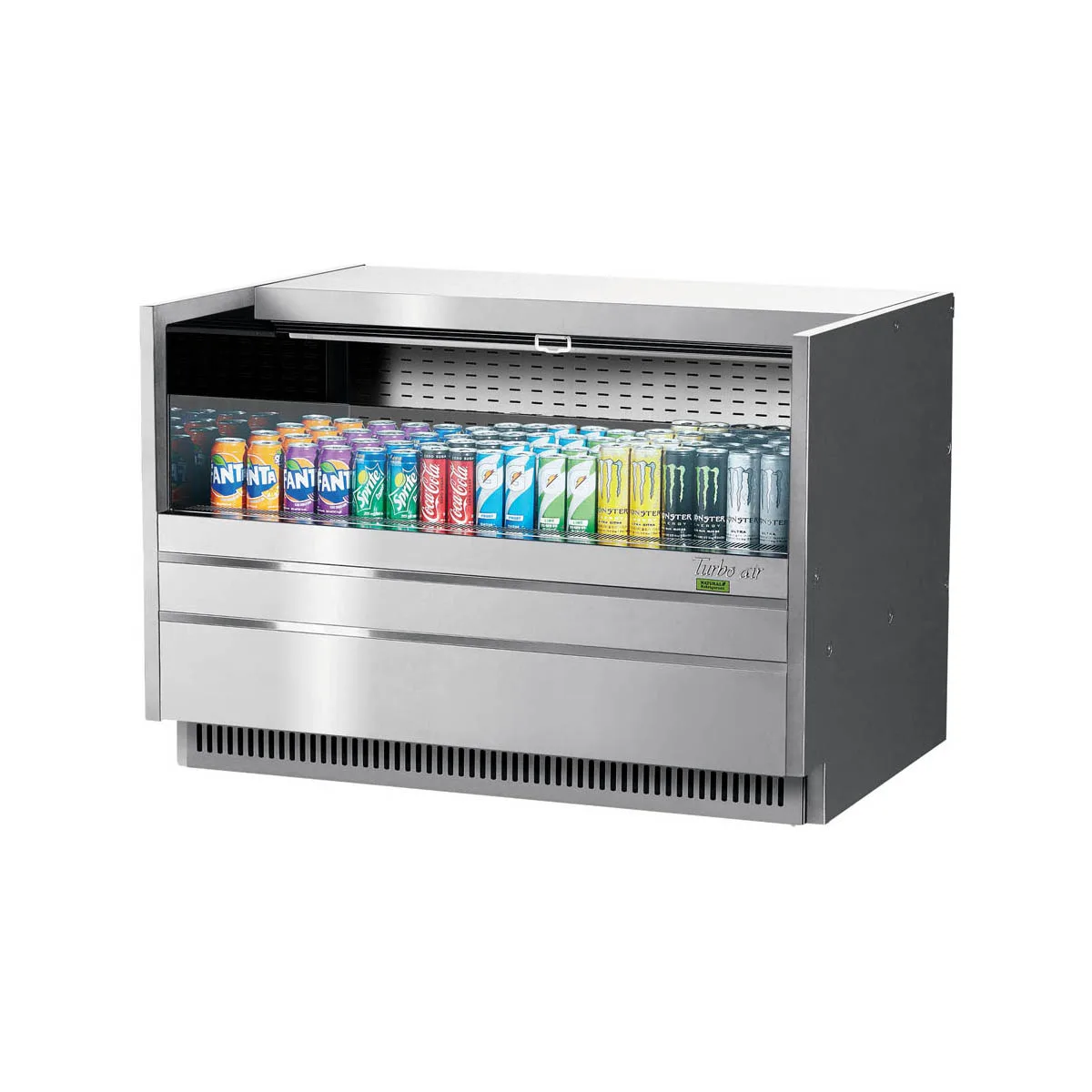 Turbo Air TOM-48UC-S-N 48" Drop In Open Refrigerated Deli Display Case