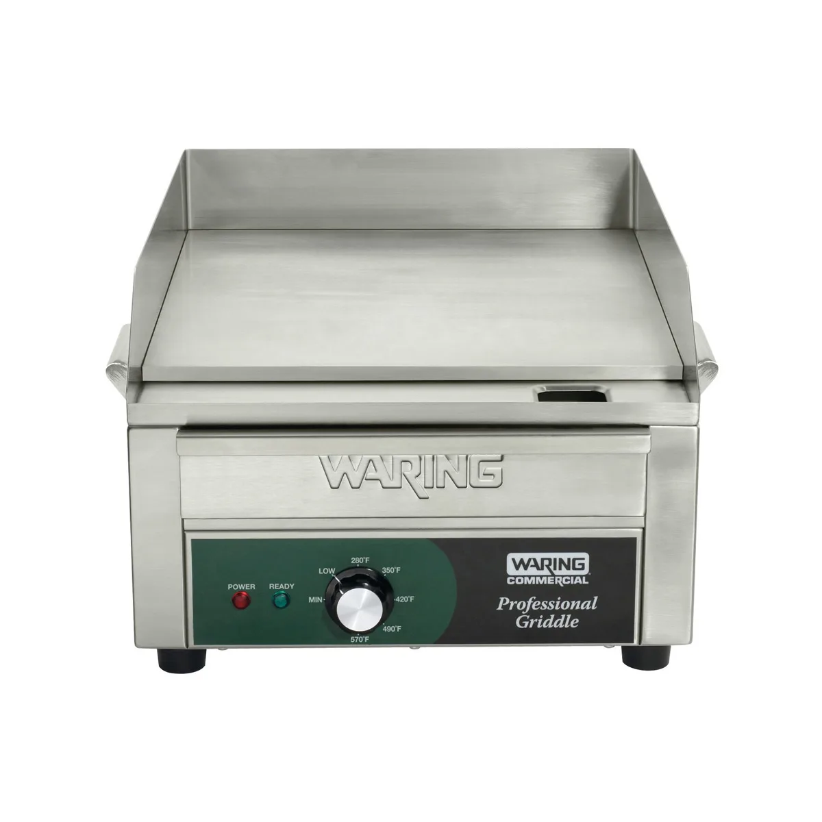 Waring WGR140X 18" Countertop Electric Griddle with 14" x 16" Steel Surface, Thermostatic Controls, 120v