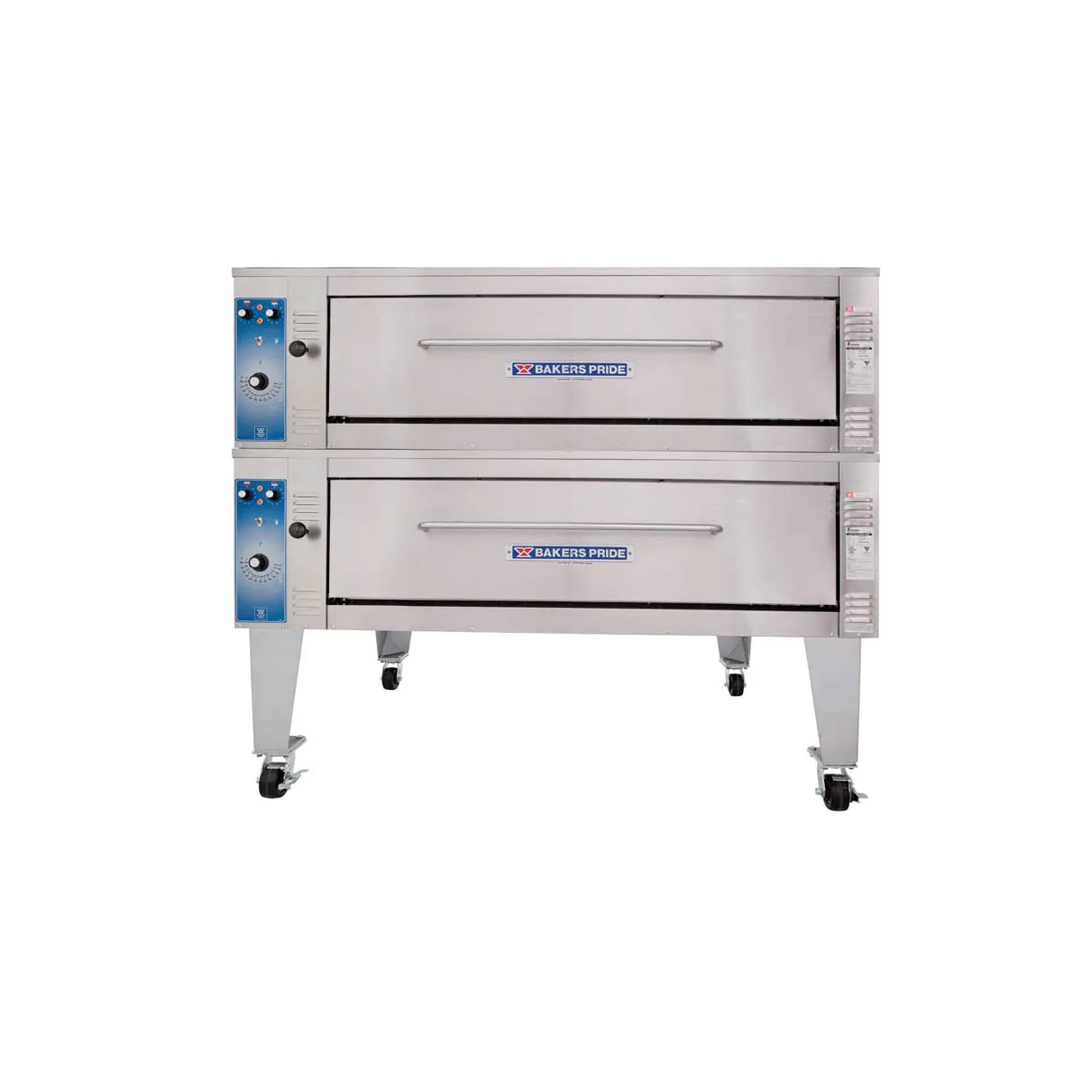 Bakers Pride ER-2-12-3836 55" Electric Bake/Roast 2-Deck Oven w/ Infinite Controls, 140°F - 550°F
