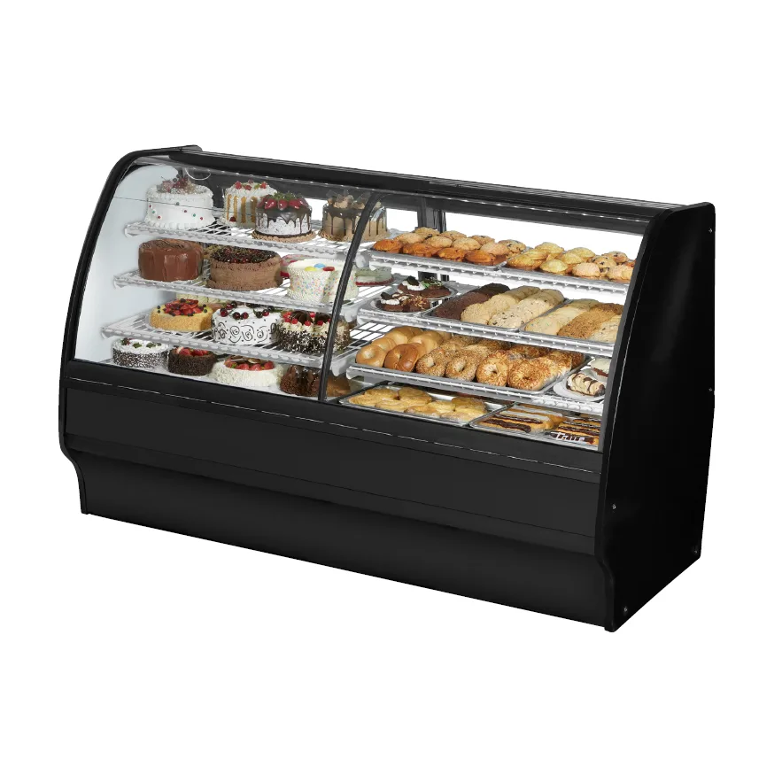 True TGM-DZ-77-SC/SC-S-S 77" Dry / Refrigerated Bakery Case, Stainless Steel
