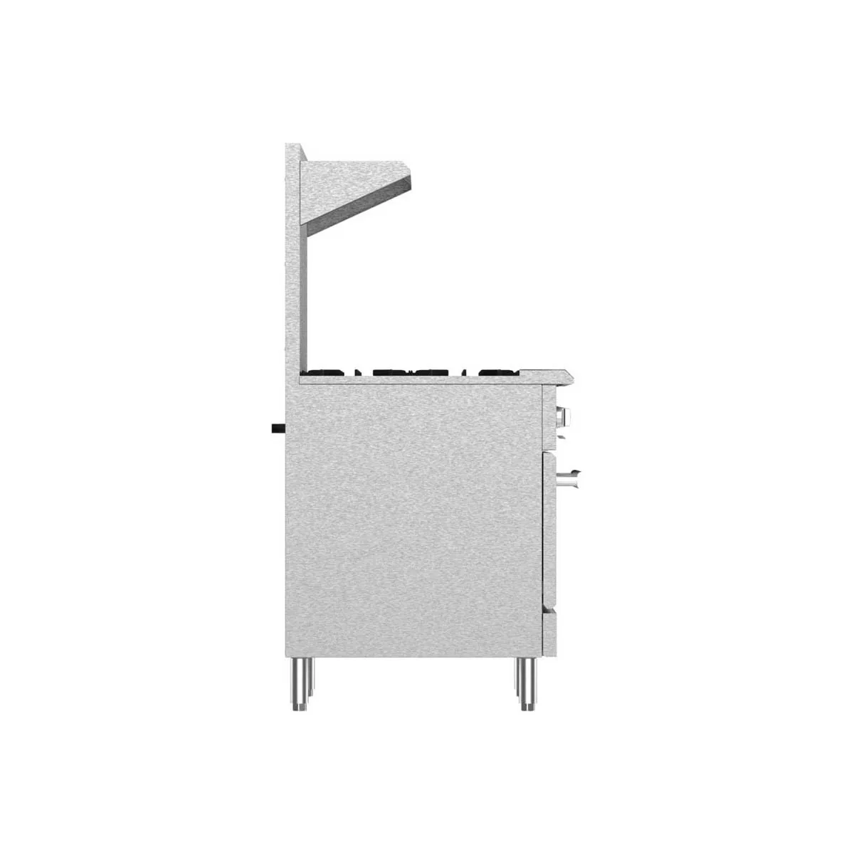 Serv-Ware SS-SGR-6B 36" Natural Gas Restaurant Range w/ (6) Open Burners, (1) Oven, 185.000 BTU