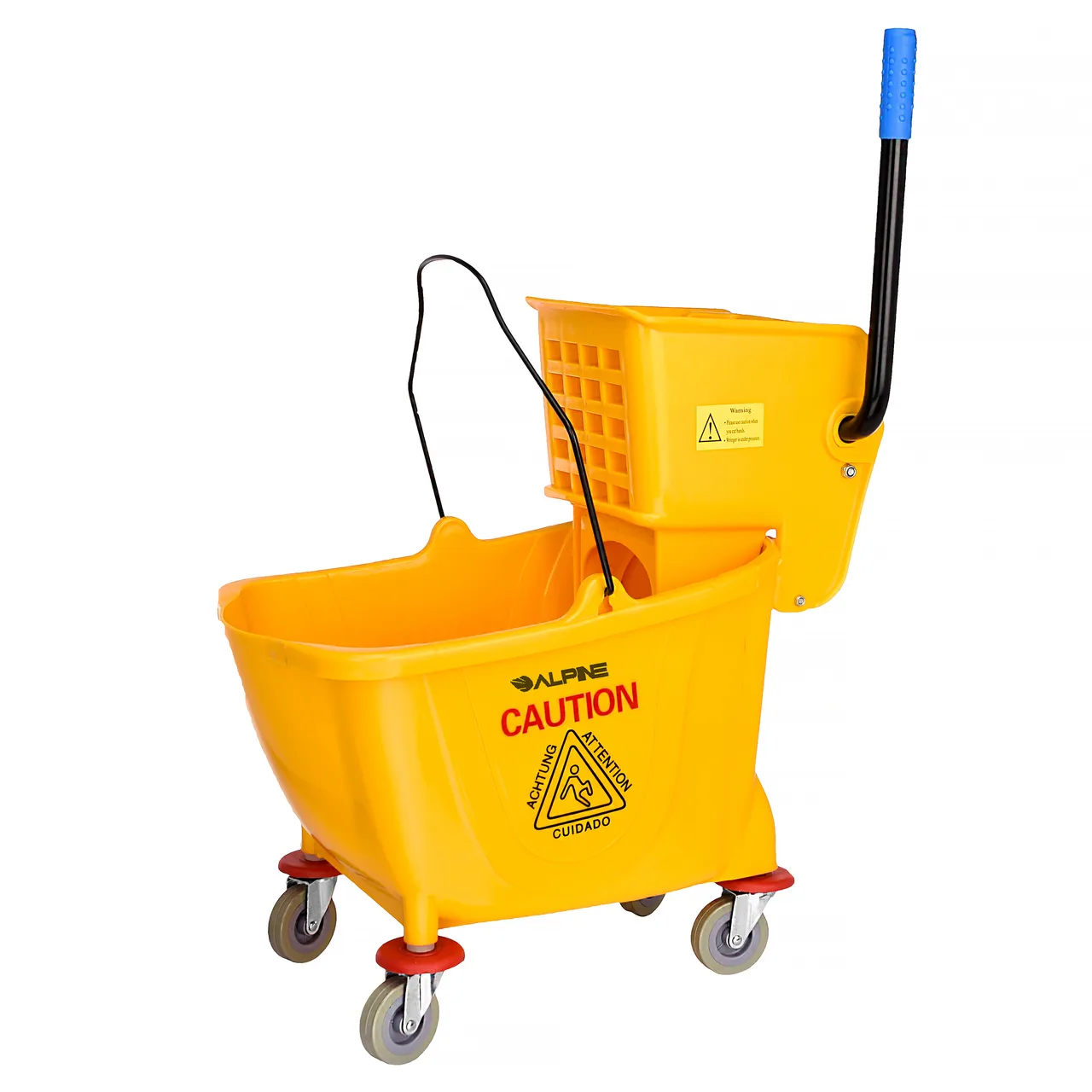 Alpine Industries ALP462 Mop Bucket Combo, 36 Qt., 14-3/16" X 33-7/16" X 24"