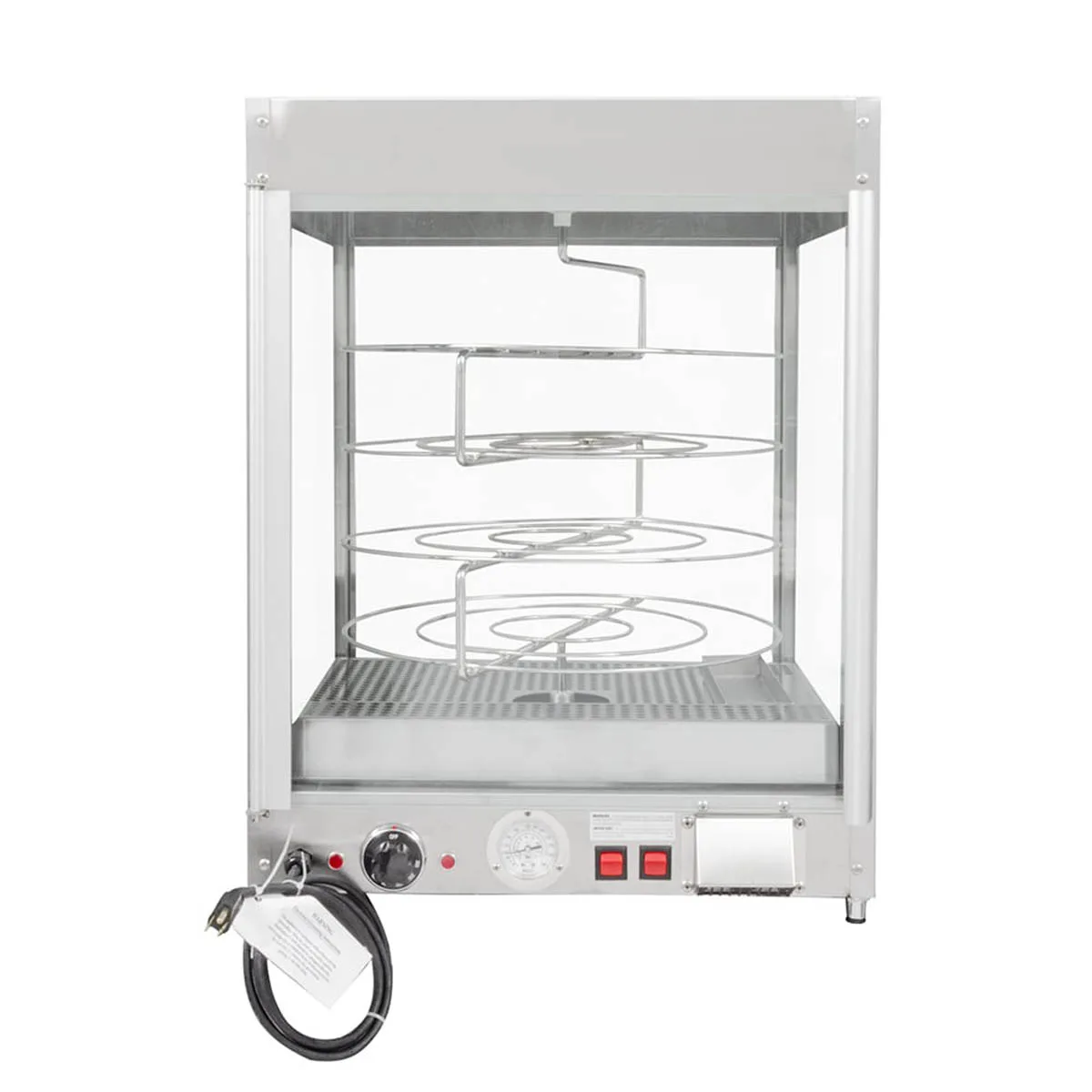 Doyon DRPR4S 22" Full Service Countertop Food Warmer/Display Case, 4 Shelves