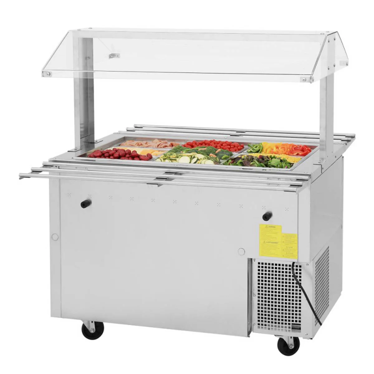 Turbo Air JBT-48-N 47" J Series Refrigerated Buffet Table, (2) Section,  (9) Pan, 11.0 cu. ft.