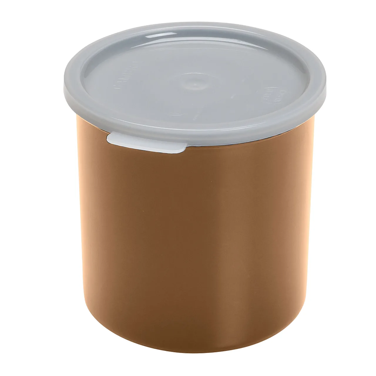 Cambro CP12133 1.2qt Round Salad Crock, 5-1/16" Dia x 5-3/16" H, Beige Polypropylene, Made in USA