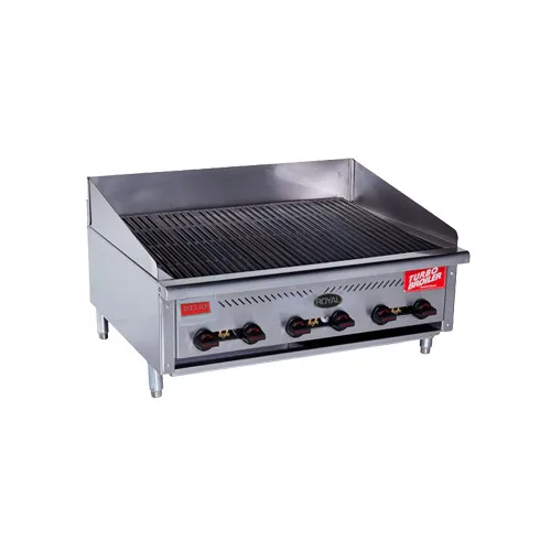Royal Range of California TB-841 41" Countertop Gas Infrared Radiant Charbroiler, 101.500 BTU