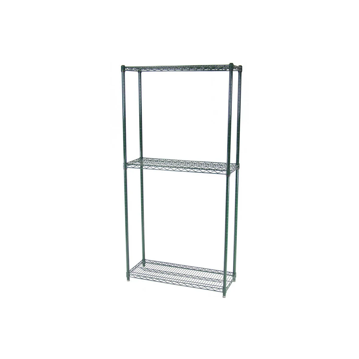 Nor-Lake SSG68-3 Epoxy Coated 3-Tier Green-Kote Shelving Kit for Walk-In Coolers/Freezers - 6' x 8'