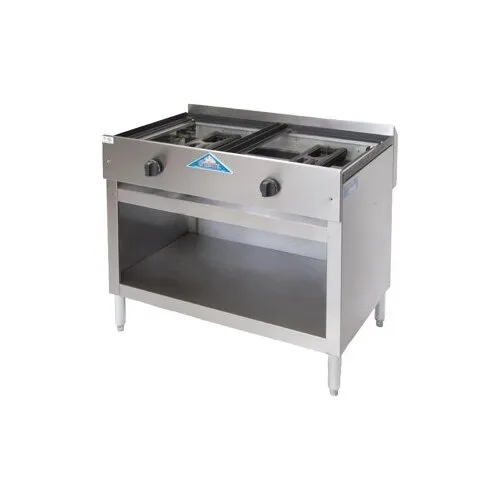 Comstock-Castle T-1 19" Gas Taco Range w/ (1) Burner, (1) Open Front Cabinet Base, 35.000 BTU