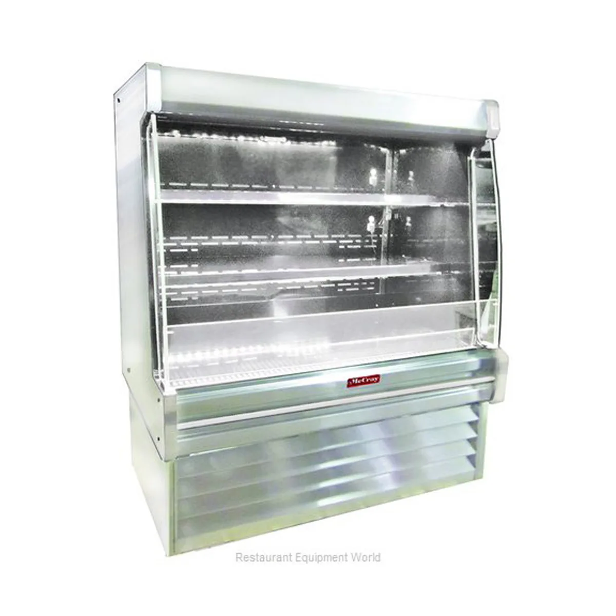 Howard-McCray SC-OD35E-3L-LED 39'' Vertical Dairy Open Merchandiser in White, Self-Contained