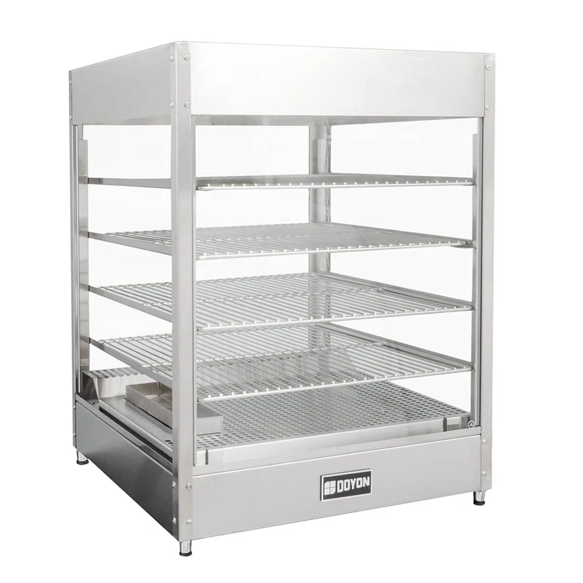 Doyon DRP4S 22" Full Service Countertop Food Warmer/Display Case, 4 Shelves
