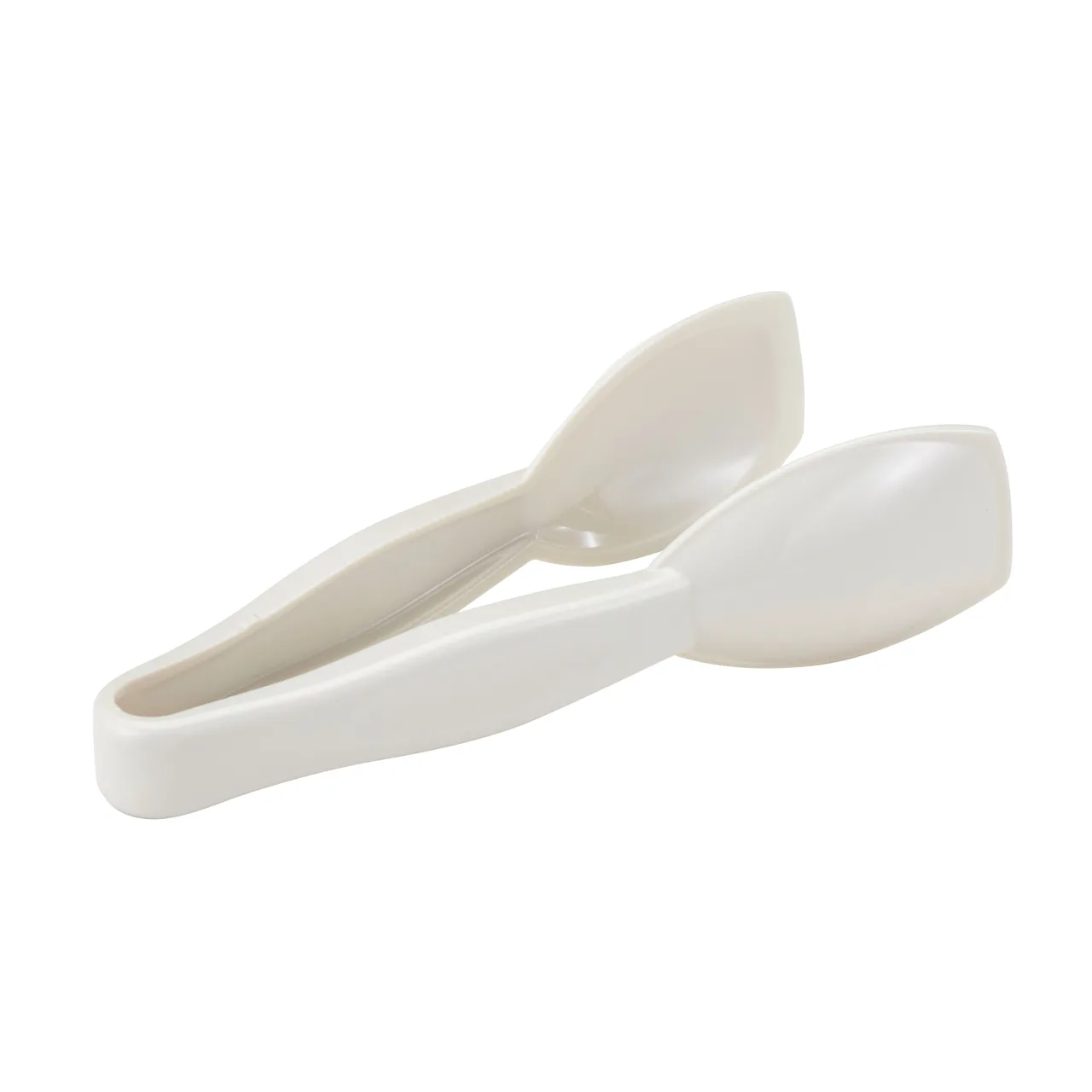 Cambro TGG6148 Plastic Serving Tongs, 6-9/16" White Lugano Heat‑Resistant, Dishwasher‑Safe, NSF