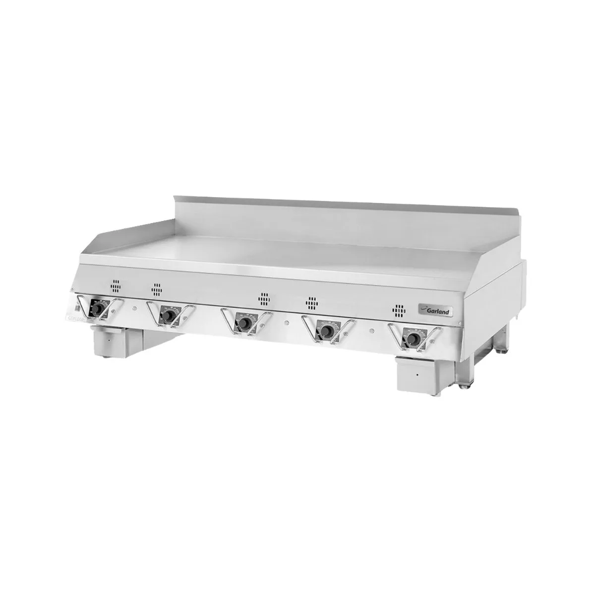 Garland US Range CG-60F 60" Countertop Thermostatic Gas Griddle, Front Drain, 150.000 BTU