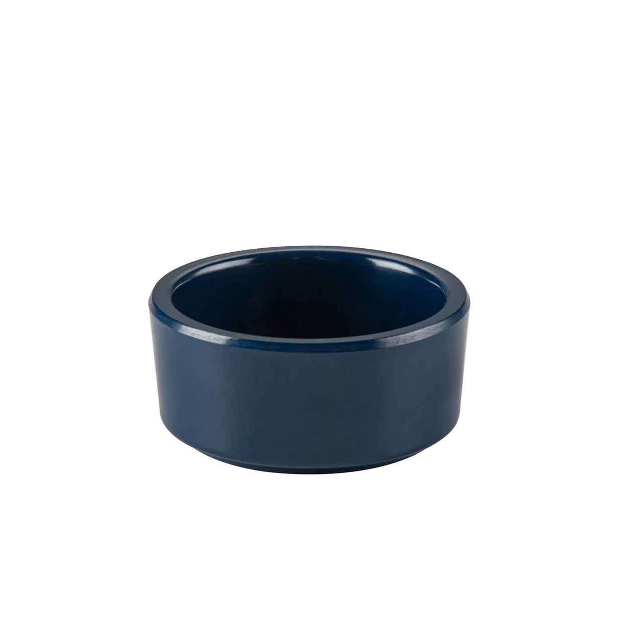 CAC China XRKF-2S-BLU Ramekin, 2 oz (2‑1/2" Dia x 1‑1/8" H), Stackable, Blue Melamine - 1 Dozen