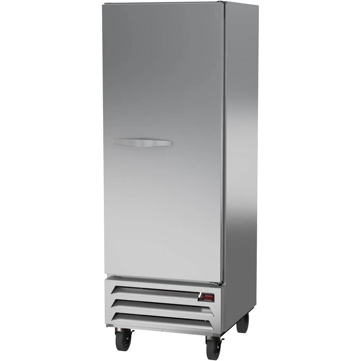 Beverage Air HBR12HC-1 24" 1-Section Reach-In Refrigerator w/ Solid Full Door, Bottom Mount, 1/6 hp, 12 cu. ft.